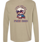 Lovin' Life as a Free Bird - Comfort Colors - Heavyweight Long Sleeve Tee - Neutral Colors