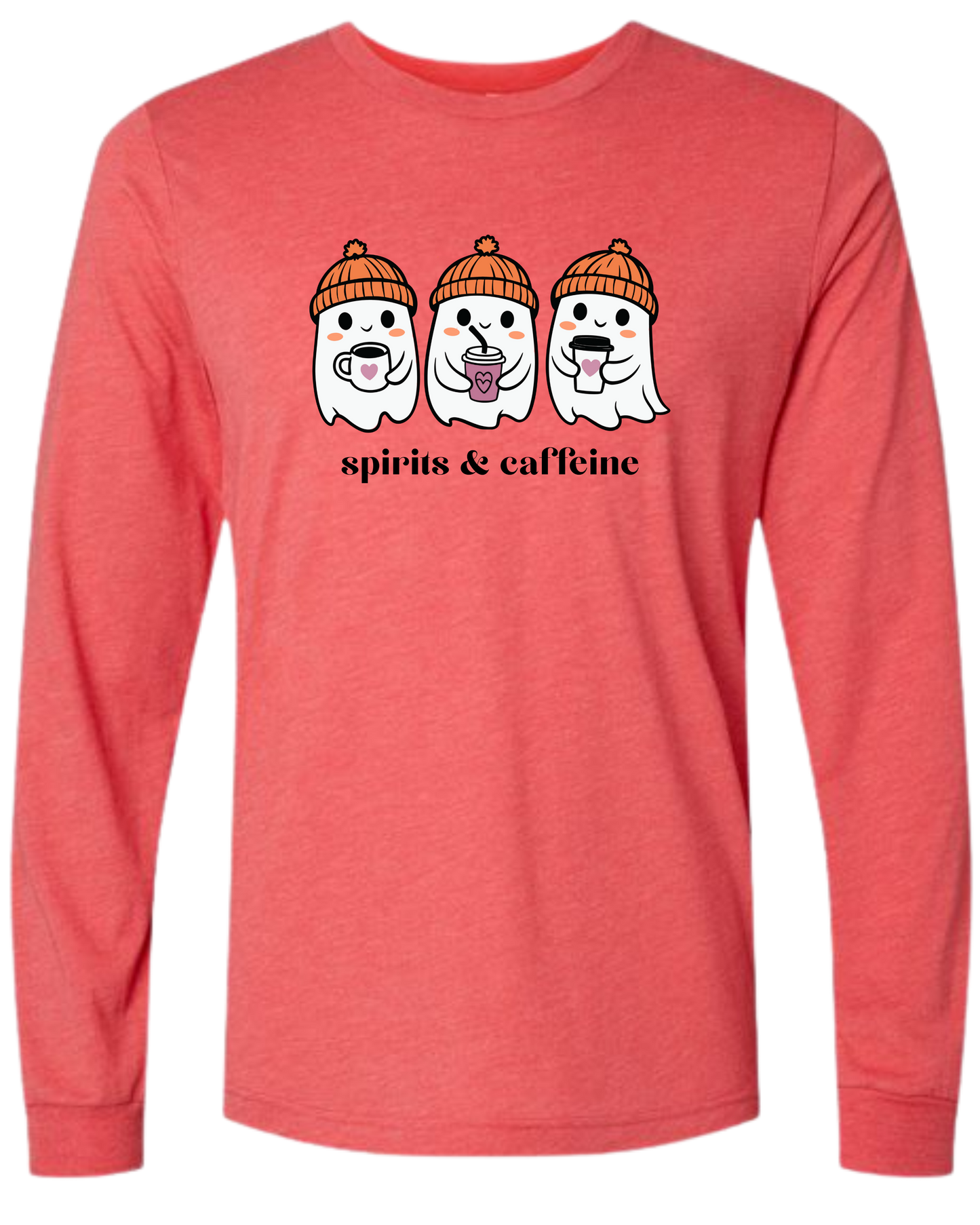 Spirits & Caffeine - Unisex Long Sleeve - Assorted Colors