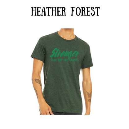 stronger than day two cramps - unisex tee - greens