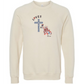 Loves Jesus & America too - Sponge Fleece Raglan Sweatshirt - Assorted Colors