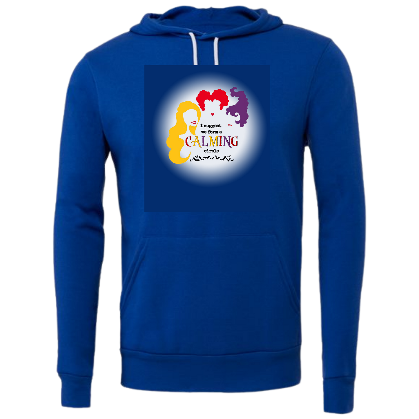 Calming Circle - Sponge Fleece Hoodie - Blues, Purples