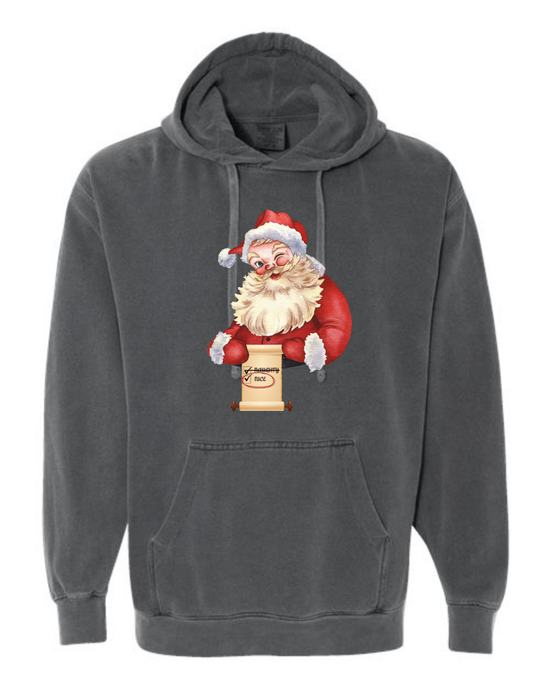 Nice, Not Naughty List - Comfort Colors - Hooded Sweatshirt - Assorted Colors