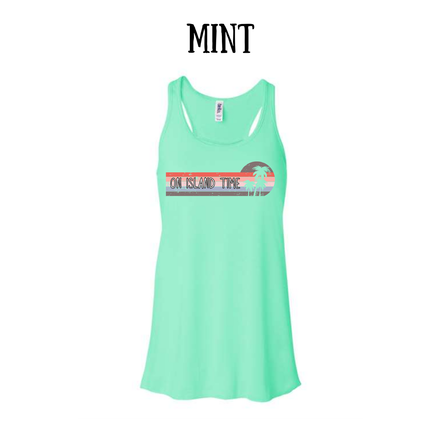 VP - On Island Time - Women's flowy racerback Tank