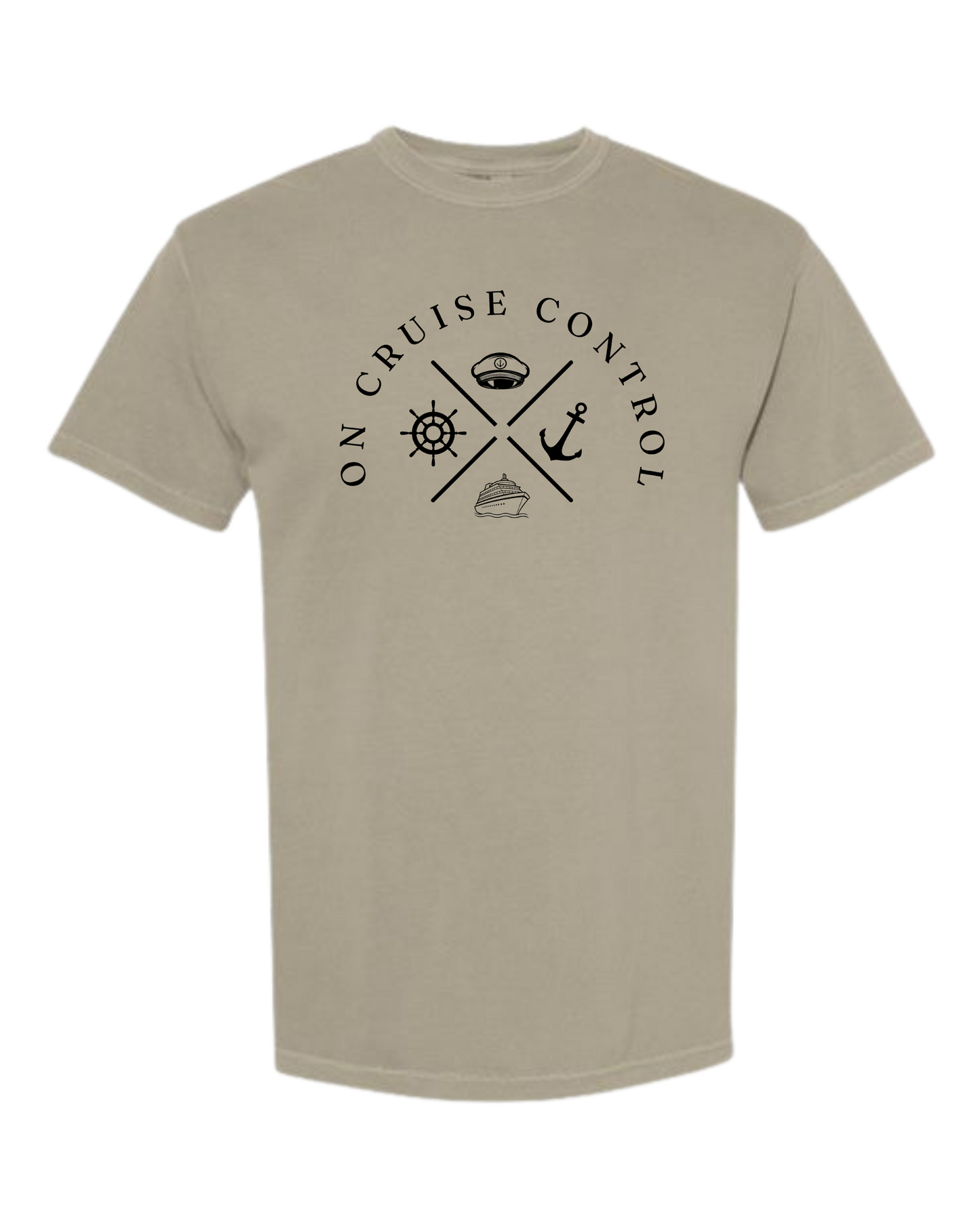 On Cruise Control - Comfort Colors - Heavyweight Unisex Tee - Neutral Colors