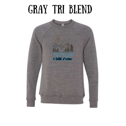 CP - Chill Zone - Sponge Fleece Raglan Sweatshirt - Greens, Neutrals
