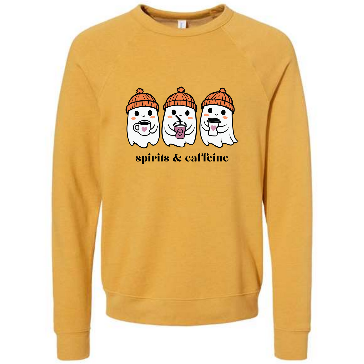 HP - Spirits & Caffeine - Sponge Fleece Raglan Sweatshirt - Assorted Colors
