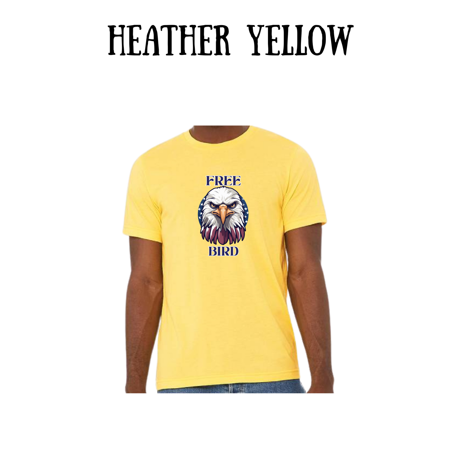 PP - Free Bird - Unisex Tee - Yellows, Oranges, Reds