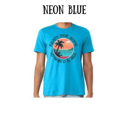VP - Ready For Some Vitamin D & Sea - Unisex Tee - Blues
