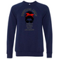 SP - Football Moms Fueled By - Sponge Fleece Raglan Sweatshirt - Blues, Purples