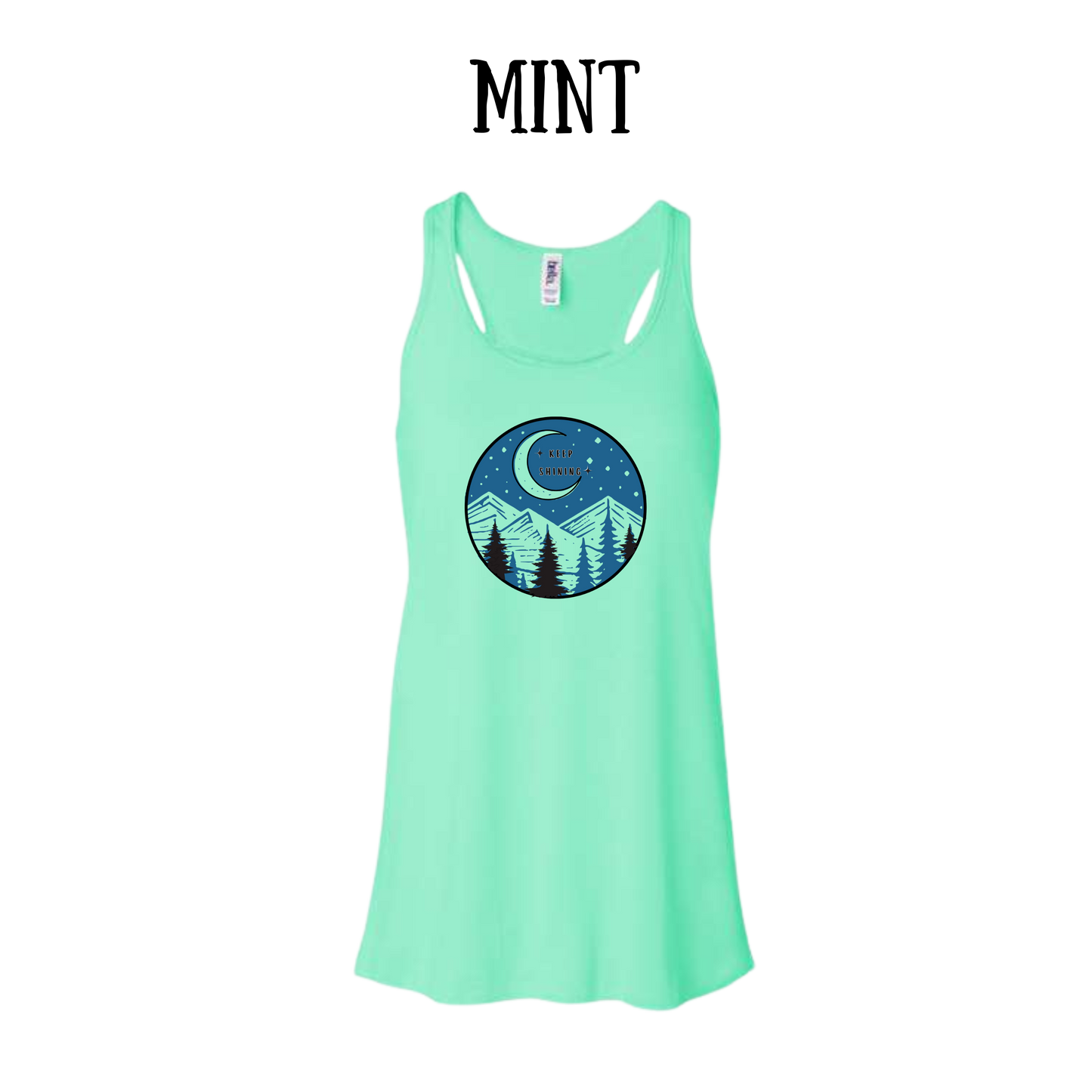 OP - Keep Shining - Women's Flowy Racerback Tank
