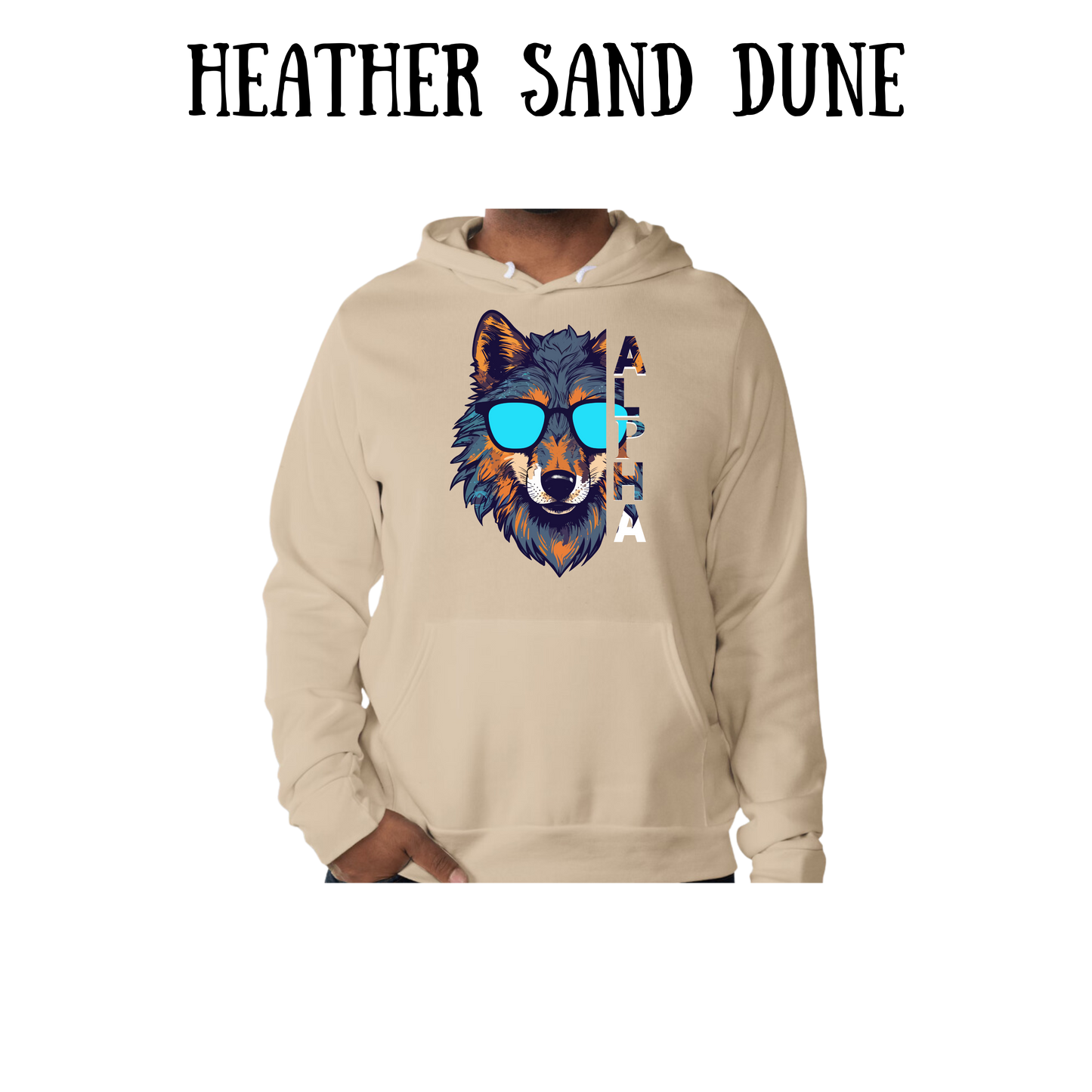 BP - Alpha - Sponge Fleece Hoodie - Greens, Neutrals