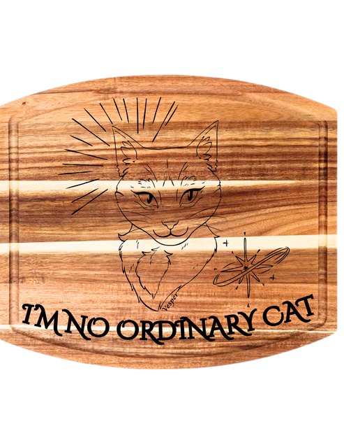 Vesper - I'm No Ordinary Cat Charcuterie/ Cutting Board