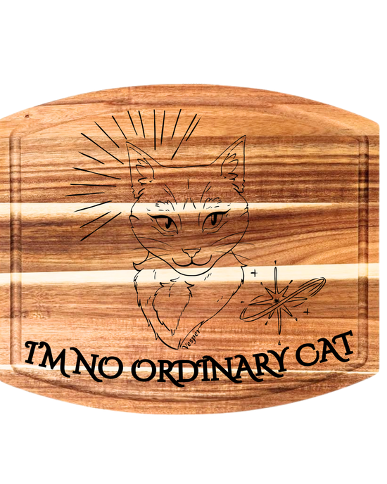 Vesper - I'm No Ordinary Cat Charcuterie/ Cutting Board