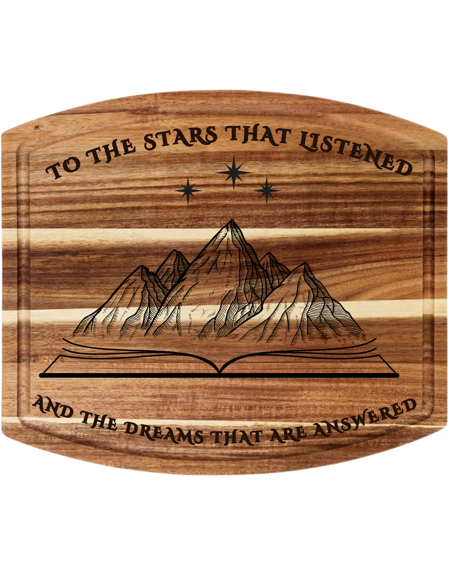 To The Stars That Listened ACOTAR vibe Charcuterie/ Cutting Board