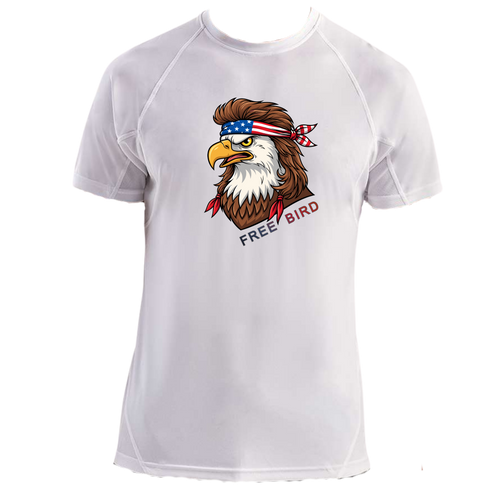 Rockin Free Bird - Unisex TriDri Tee - Assorted Colors