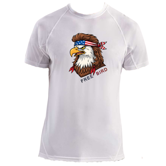 Rockin Free Bird - Unisex TriDri Tee - Assorted Colors