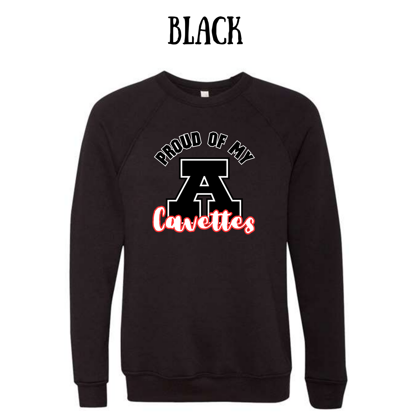 AFHS Cavettes - Sponge Fleece Raglan Sweatshirt - Neutrals