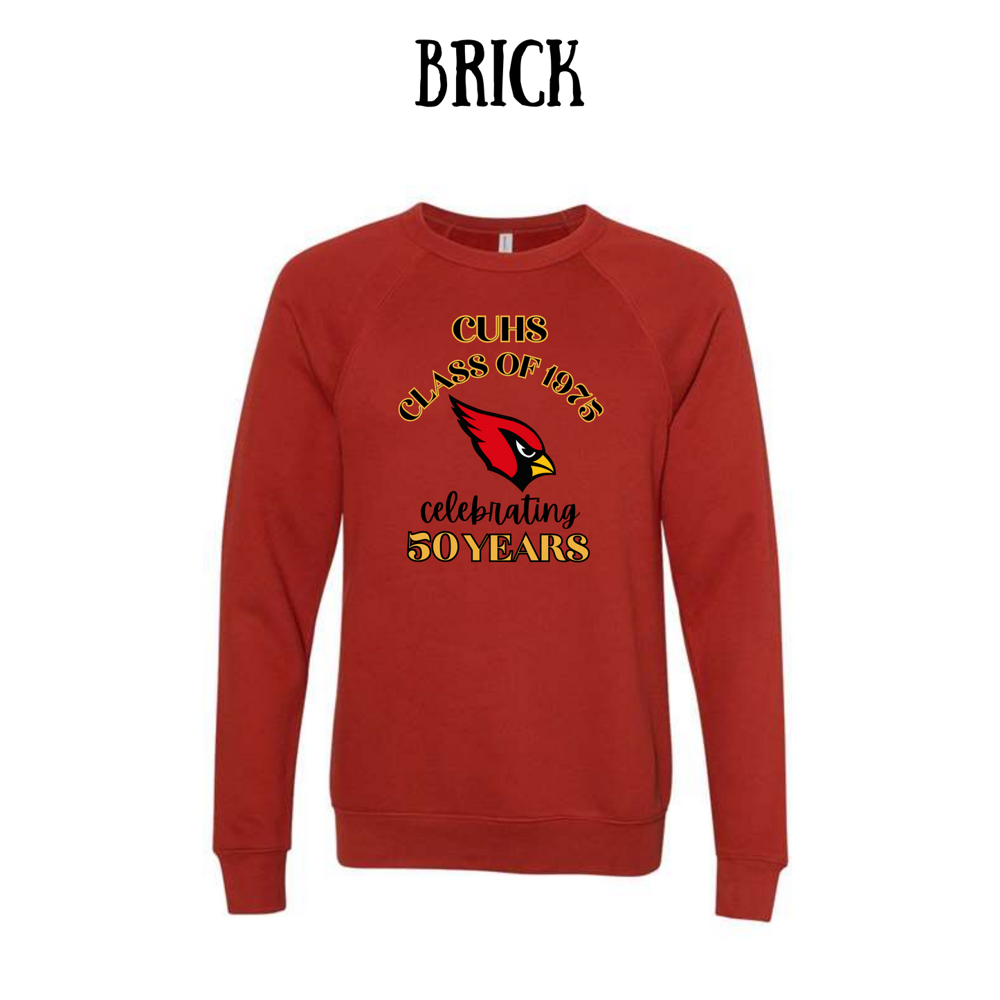 CUHS celebrating - Sponge Fleece Raglan Sweatshirt - Assorted Colors