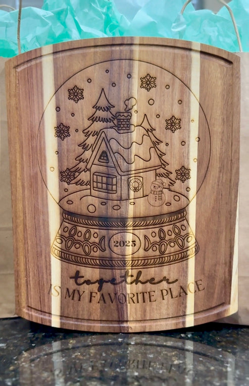 Together Is My Favorite Place Charcuterie/ Cutting Board