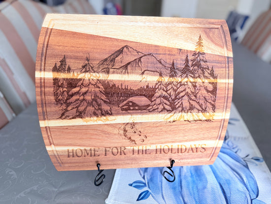 Home For The Holidays Charcuterie/ Cutting Board