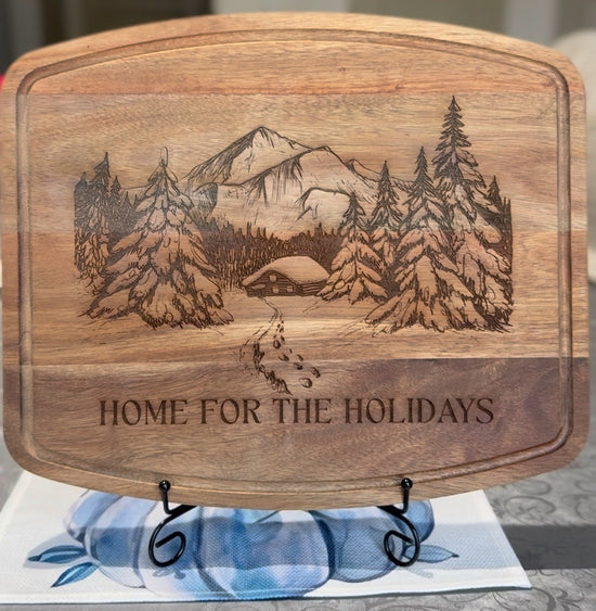 Home For The Holidays Charcuterie/ Cutting Board