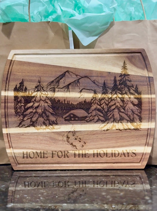 Home For The Holidays Charcuterie/ Cutting Board