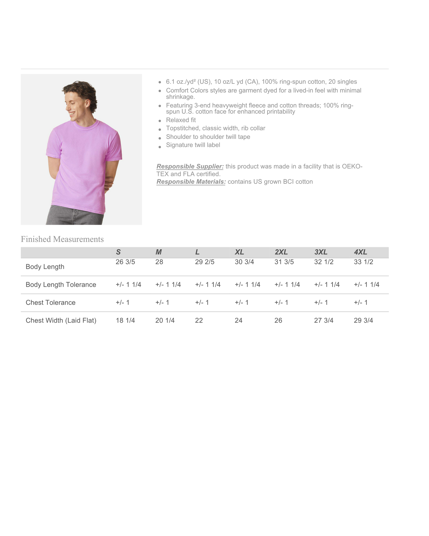 CUHS - Comfort Colors - Heavyweight Unisex Tee - Assorted Colors