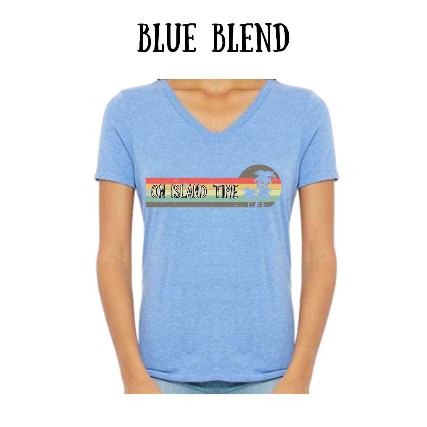 VP - On Island Time - Women's V-Neck - Assorted Colors