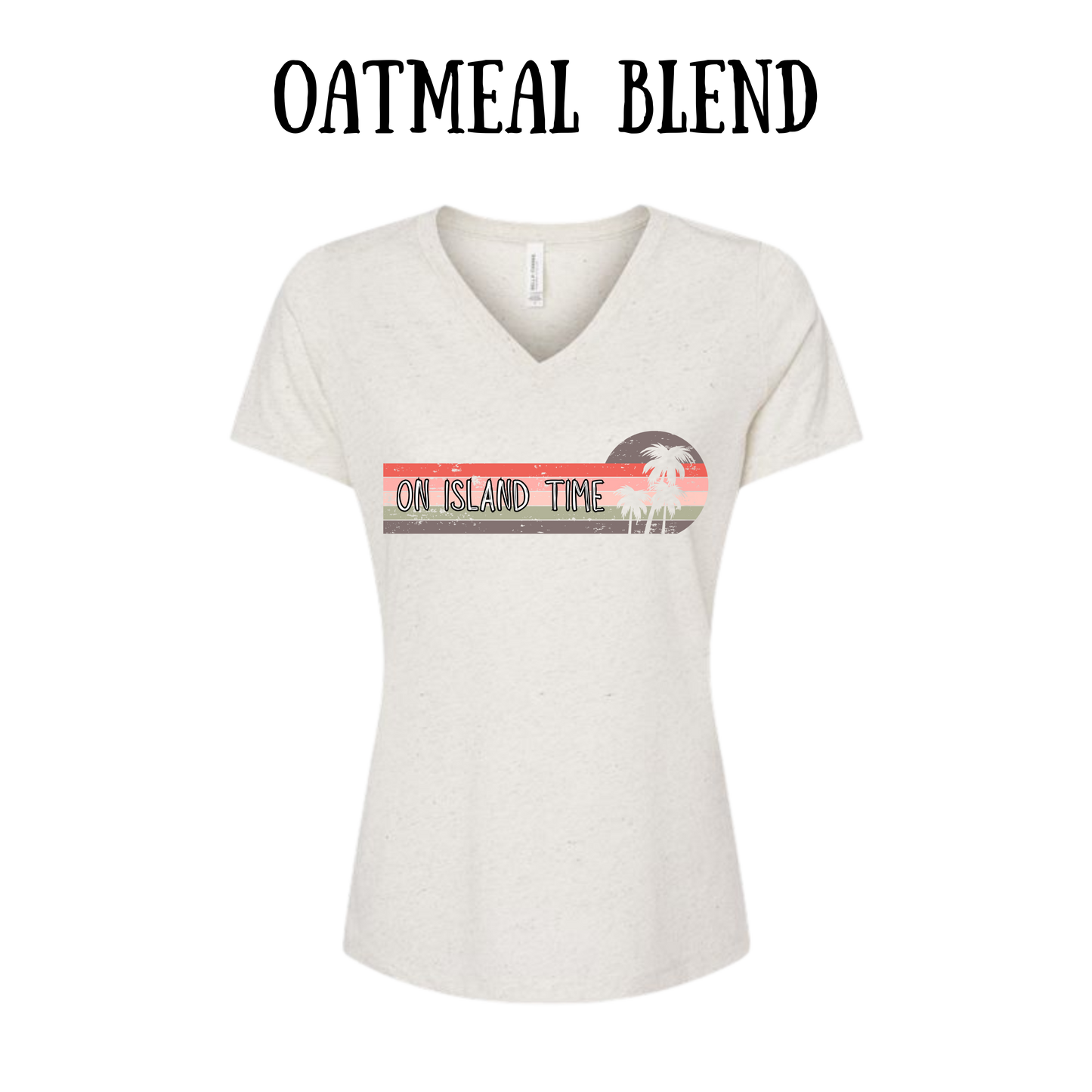 VP - On Island Time - Women's V-Neck - Assorted Colors