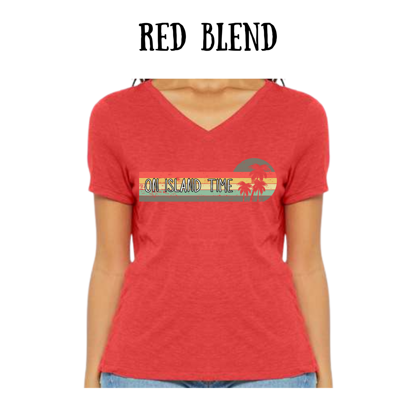 VP - On Island Time - Women's V-Neck - Assorted Colors