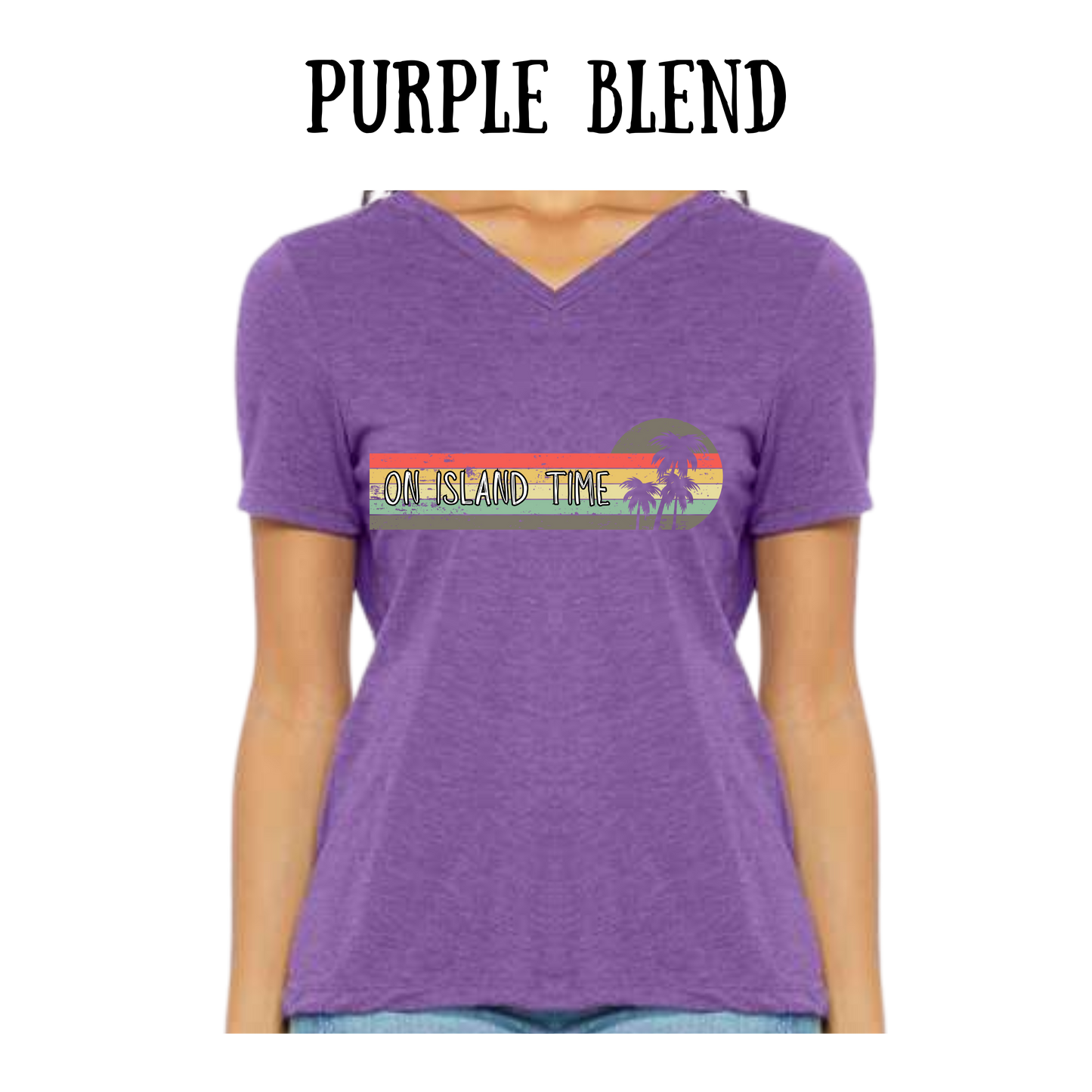 VP - On Island Time - Women's V-Neck - Assorted Colors