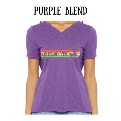 VP - On Island Time - Women's V-Neck - Assorted Colors