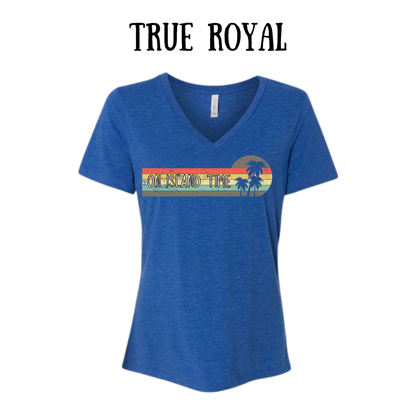 VP - On Island Time - Women's V-Neck - Assorted Colors