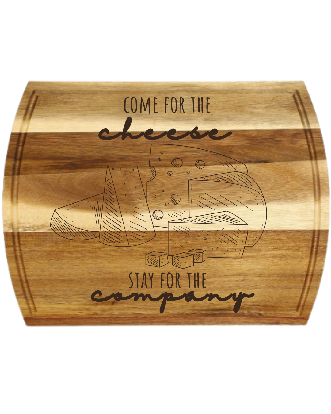 Come for the Cheese Charcuterie/ Cutting Board