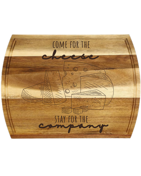 Come for the Cheese Charcuterie/ Cutting Board
