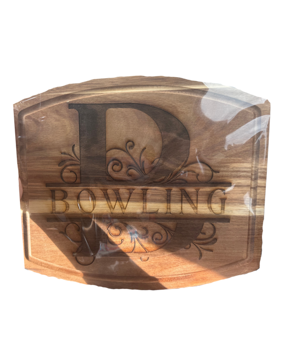 Custom Monogram Charcuterie/ Cutting Board